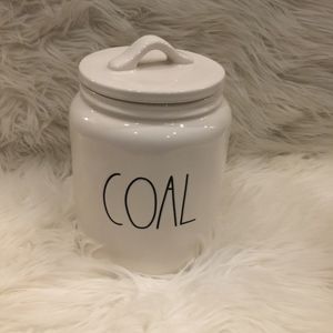 Rae Dunn Coal Canister